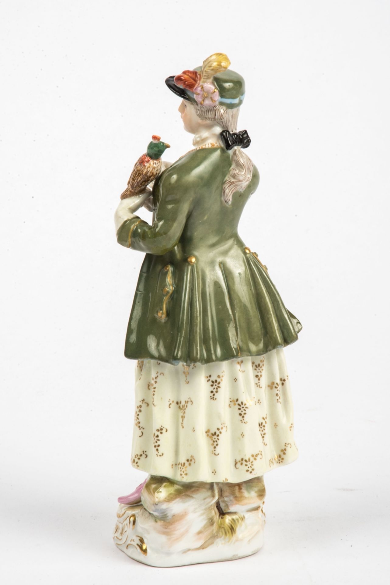 Meissen Figur Falknerin - Bild 3 aus 5