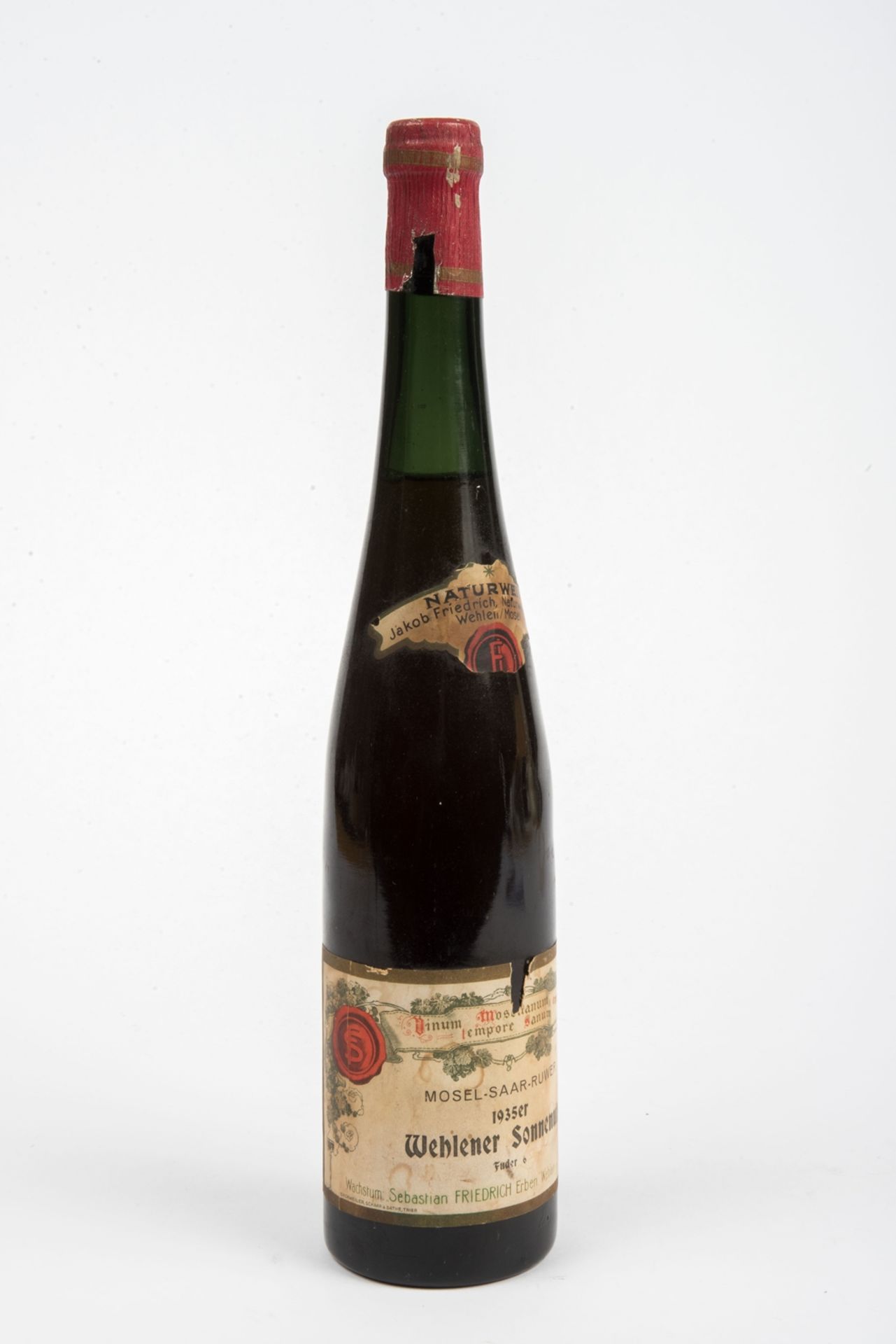 Flasche Weisswein  Wehlener Sonnenuhr 1935er