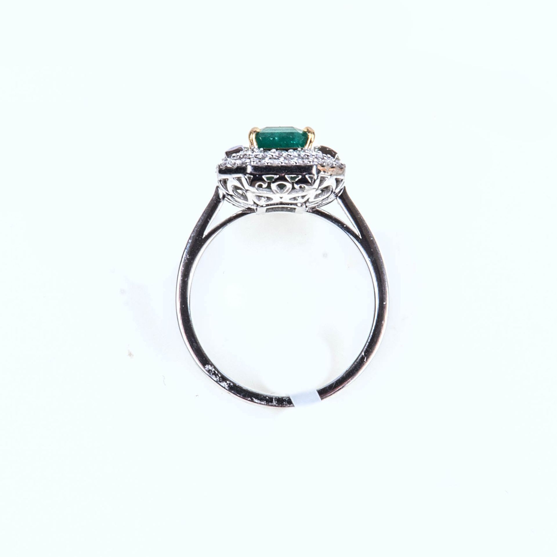 Smaragd-Brillant-Ring - Bild 2 aus 3