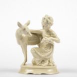 Rosenthal Figur,  Mädchen mit Reh