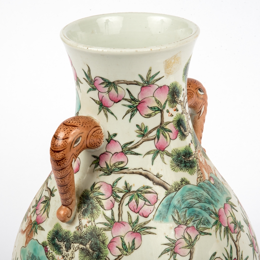 Henkelvase, China - Image 3 of 3