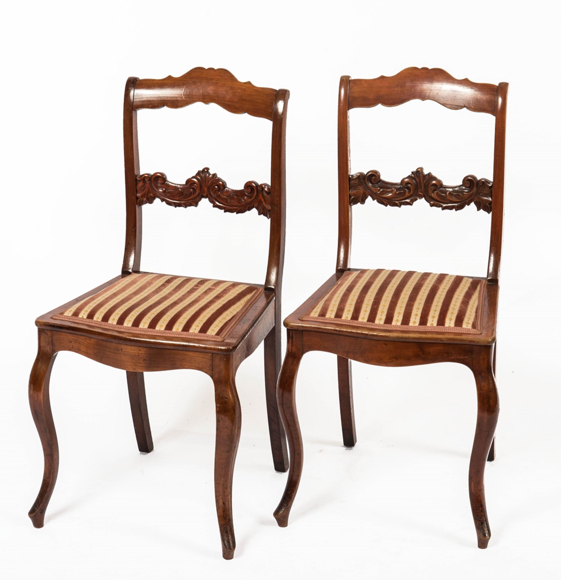 Zwei Stühle Spät-Biedermeier
