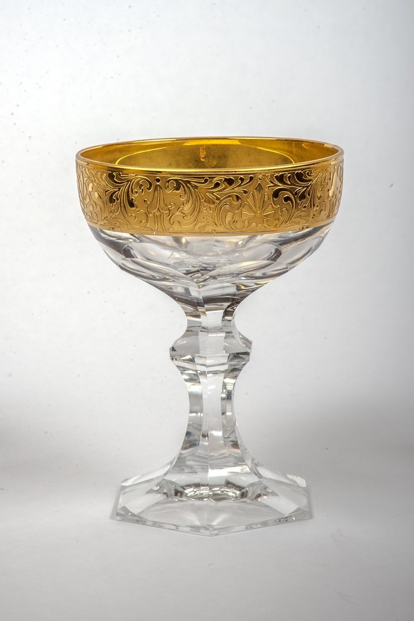 Satz von 6 Champagnerschalen, Johann Oertel, Haida oder Moser - Image 2 of 2