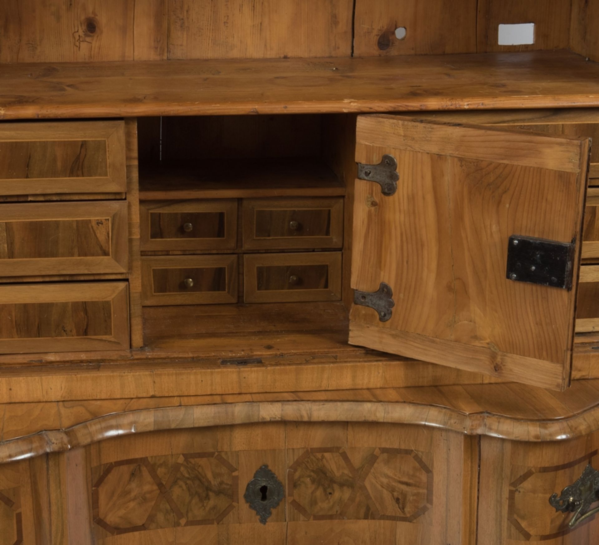 Barock-Aufsatzschrank um 1750 - Image 4 of 5