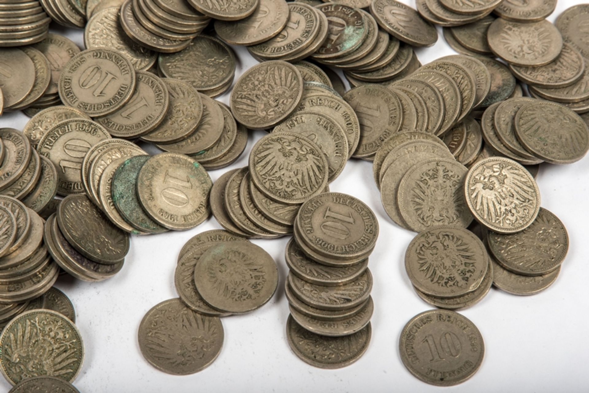 236 Münzen 10 Pfennig, Deutsches Reich - Bild 2 aus 2