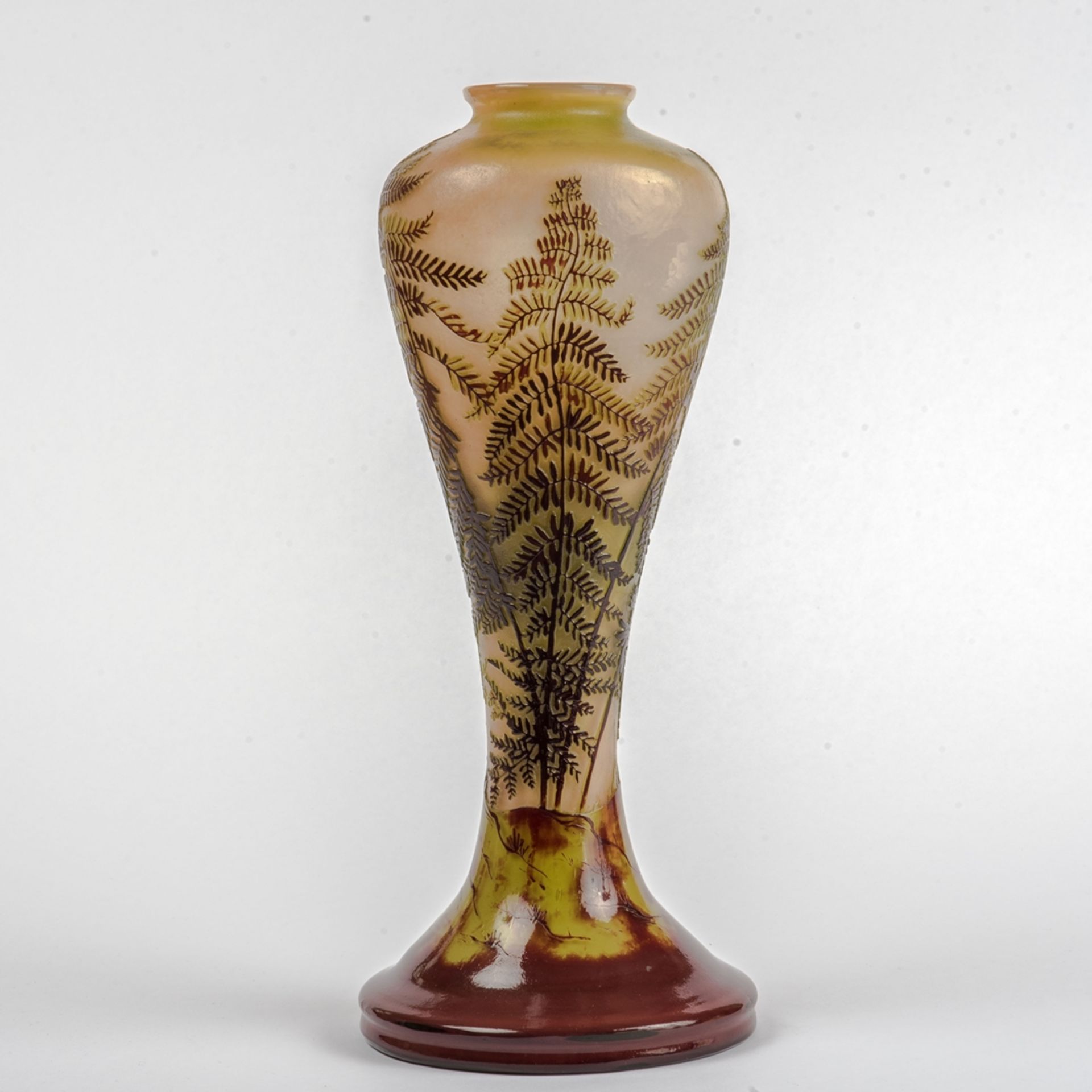 Emile Gallé, Nancy- Jugendstil Vase um 1900 - Bild 4 aus 5