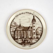 Teller "Schlosskirche zu Wittenberg"