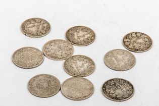 10 Münzen 1/2 MARK Deutsches Reich
