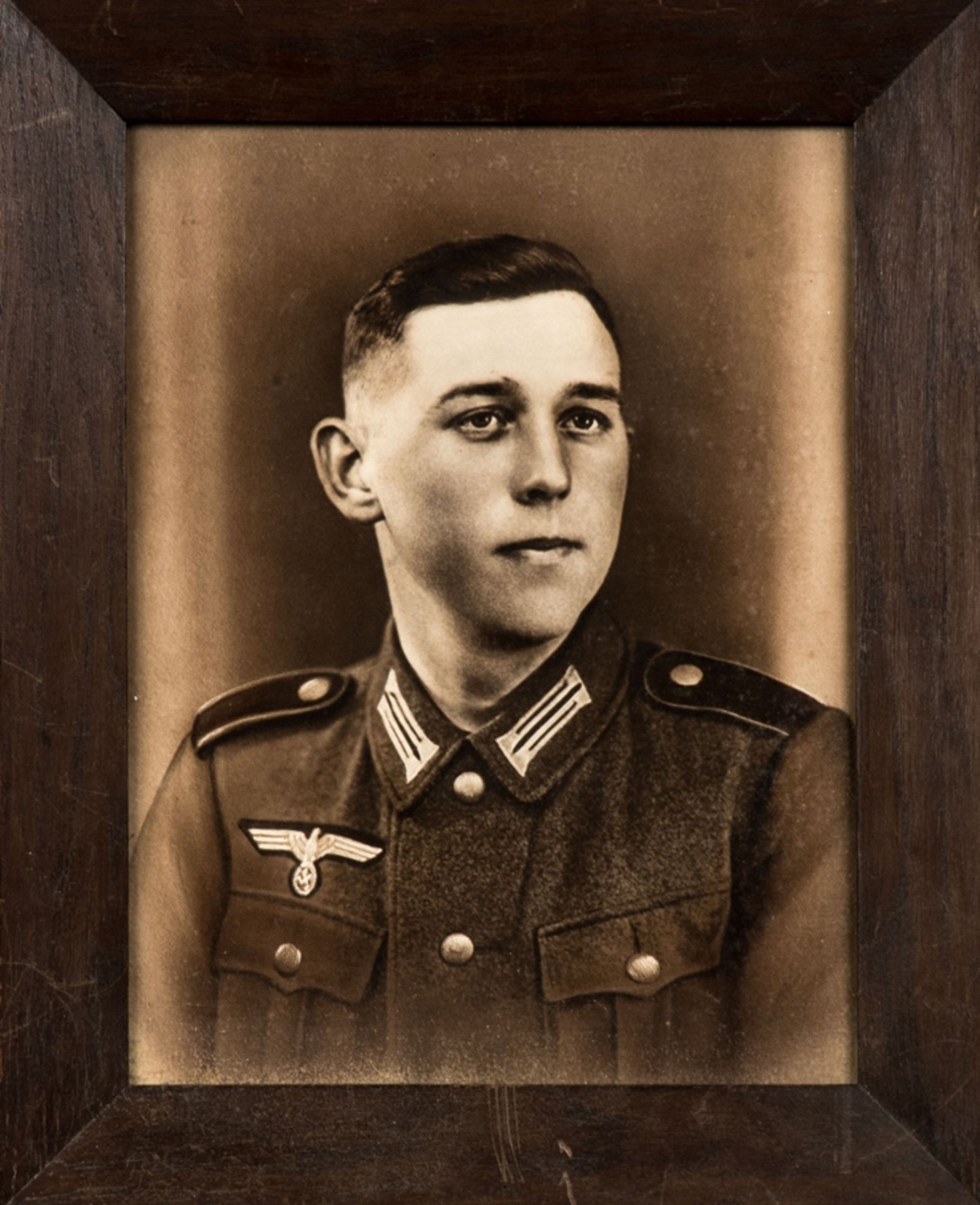 Foto eines Soldaten , II. WK