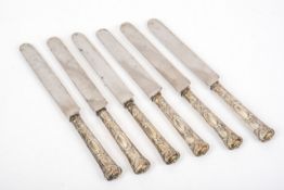 6 Messer, Biedermeier um 1840