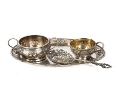 4tlg. Silber-Set, Russland/Deutschland