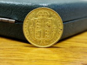 Gold 22ct 1887 Half Sovereign Coin, 4.00g, unboxed