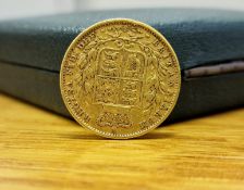 Gold 22ct 1853 Full Sovereign Coin, 7.93g, unboxed