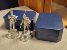 Chas Stadden Boxed Metallic Pewter Coldstream Guards & Light Infantry Soldier Figures