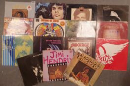 15 Rock & 60's Blues Vinyl LPs inc heavier rock acts, incl. Jimi Hendrix, Black Sabbath, John Mayall