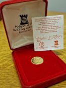22ct Gold Cased Isle of Man Pobjoy Mint Half Sovereign Coin