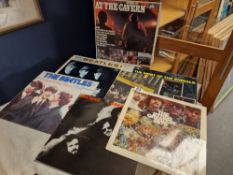 Beatles, Badfinger, Cavern Club Compilation, Byrds, The Nice, The Animals Vinyl LP Record Joblot