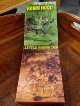 Pair of Avalon Hill Strategy War Gaming Board Games - Legend of Robin Hood & Little Round Top