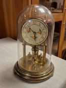 Vintage Kundo Kieninger Domed Anniversary Clock - 24cm tall