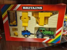 Britains Ltd Boxed 9619 Deutz Tractor & Implements Set Farming Road Vehicle Model Toy