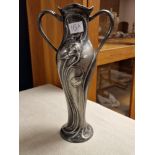 Silver Plated WMF German Twin Handled Vase - 30cm high