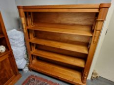 Handcrafted Vintage Pine Bookcase