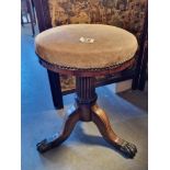 1940's Piano Stool - 35cm diameter by 49cm tall