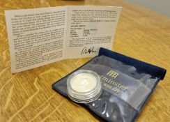Silver Sterling Proof Guernsey Currency Coin, Westminster Collection - 9.5g
