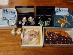 Costume Jewellert inc Various Monet Examples