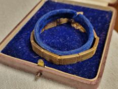 15ct Gold British Made Bracelet - 21g
