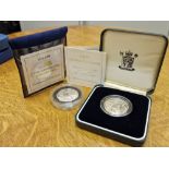 Silver Pair of 1995 & 1994 Royal Mint & Westminster Collection Sterling Silver Proof D-Day Commemora