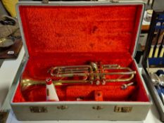 Cased Boosey & Hawkes 'Oxford' Trumpet - Musical Instrument insterest