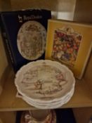 Wind in the Willows and Brambly Hedge Royal Doulton Set of Plates