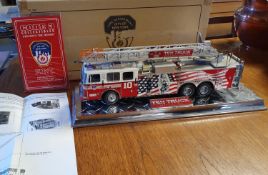 Code 3 Collectable Die Cast Fire Engine Truck Toy - New York Fire Department 1:50 Scale (boxed)