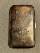 1920's Chester Hallmarked Silver Ladies Cigarette Case