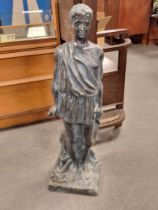 Classical Lead-Bottomed & Resin Fireside Figure - 90cm tall
