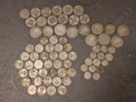 Collection of pre-1946 Silver Coins - 510g