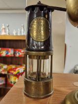 Eccles Manchester Vintage Prestwich's Protector Miners Lamp - number 96