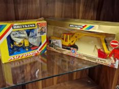 Britains Ltd Boxed Pair 983 Winget Cement Mixer & 9913 JCB Excavator Farming Road Vehicle Model Toy