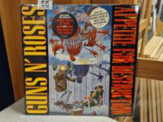 Guns & Roses 1987 Geffen Appetite for Destruction First Pressing Hard Rock Vinyl LP Debut Record