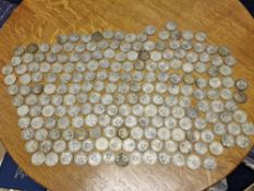 Collection of 1920-1946 Silver One Shilling Coins - 1.122kg