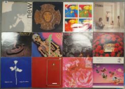 Collection of 12 Punk & Indie vinyl LPs Records + 12" singles from 80s/90s acts, incl. New Order, Te