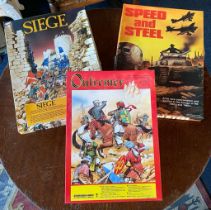 Group of Three Standard Games & Publications Strategic Board Games Wargames etc, inc Outremer, Speed