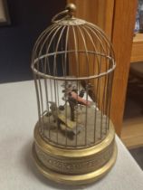 Musical Birdcage Automaton, Swiss/German Origin possibly a Karl Griesbaum example - in working order