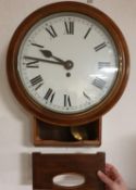 Vintage Handmade (case) Railway Style Pendant Wall Clock - 48x38cm