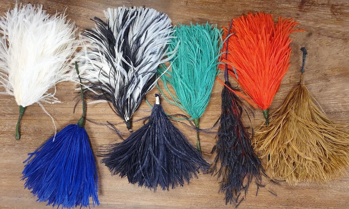 Selection of Milliners Peacock and strich Feathers, Quills, Sprays and Fringes - Image 3 of 8