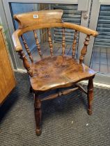 Antique Captains Chair - 80cm high