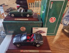 Corgi MG Limited Editions: a 1963 MGB Roadster, and an MGF 1.8i VVC Roadster