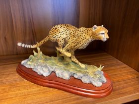 Border Fine Arts A3780 Cheetah from the Wild World series. Unboxed
