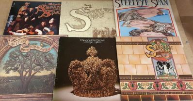 6 Vinyl Record LPs by Steeleye Span, comprising Parcel of Rogues [CHR1046], Commoners Crown [CHR1071